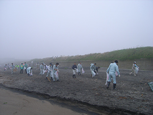 函館海岸清掃美化活動　市民ボランティア