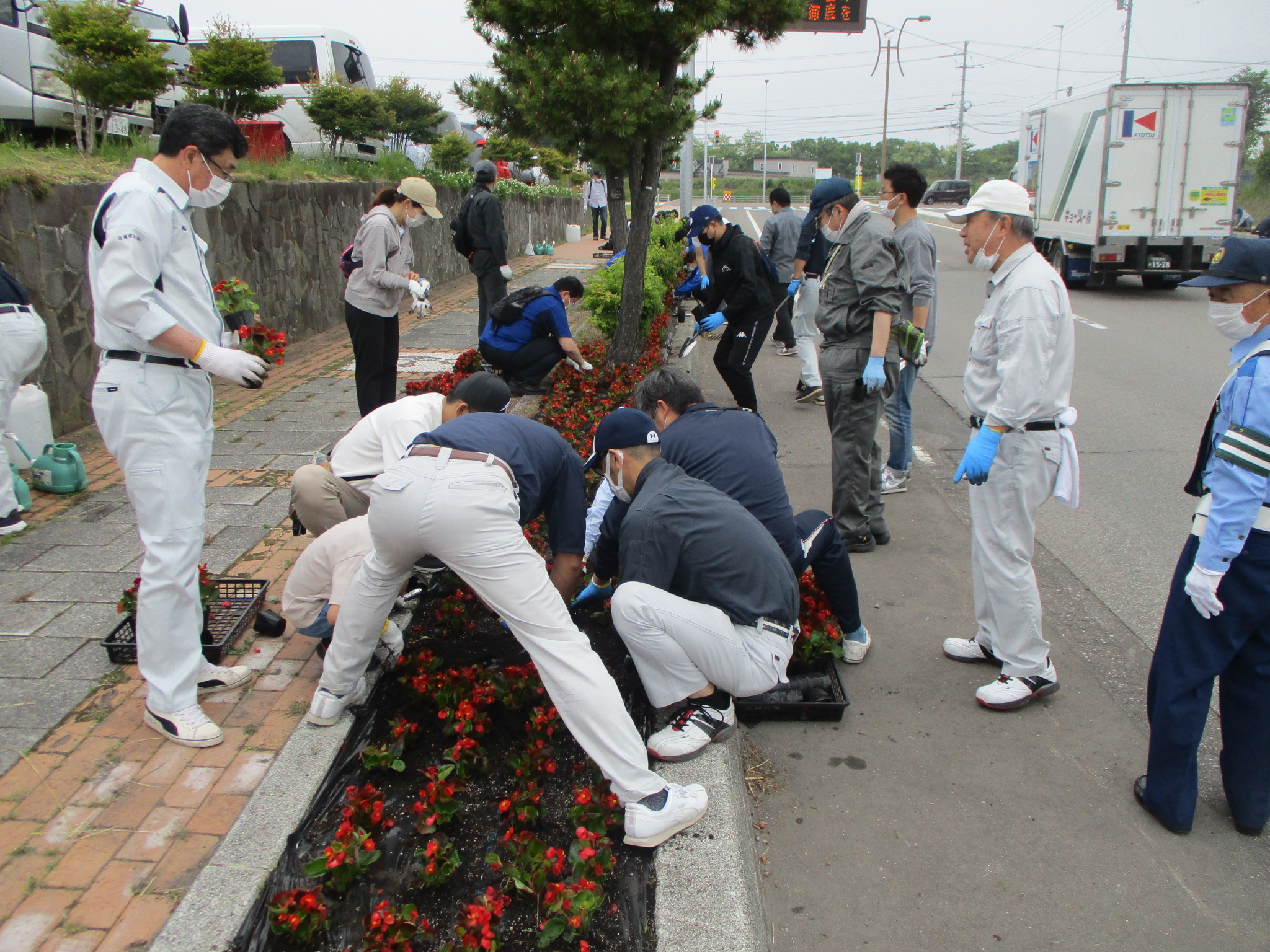 令和4年6月18日(土)「函館ウェルカム・ロード」植栽活動